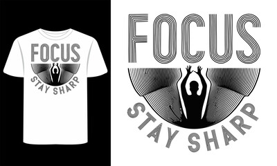 Motivational T-shirt vector  Graphics design with t shirt Mockup