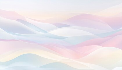 Fototapeta premium Pastel Wave Abstract Background Design