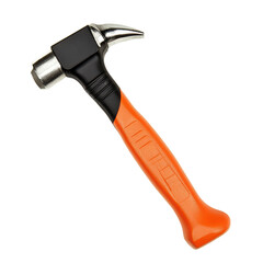 Isolated Orange and Black Hammer
