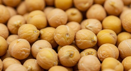 ia generated. Dried chickpeas. Dried chickpea beans close up background. Cooked soaked chickpea beans close up background