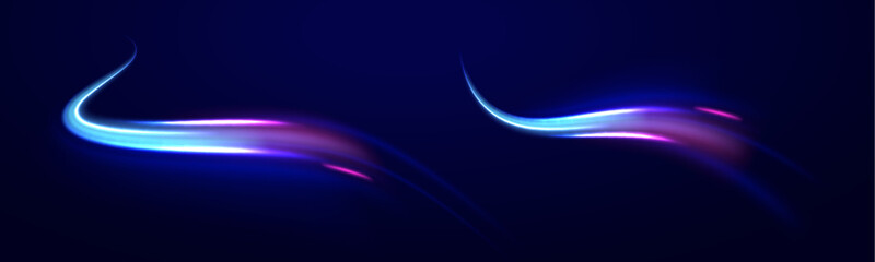 Iight background, speed, wavy, swirl,curve,speedy,vector. Abstract background rotational border lines. Neon stripes in the form of drill, turns and swirl.