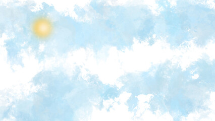 Light summer air sky on sunny day with a breeze