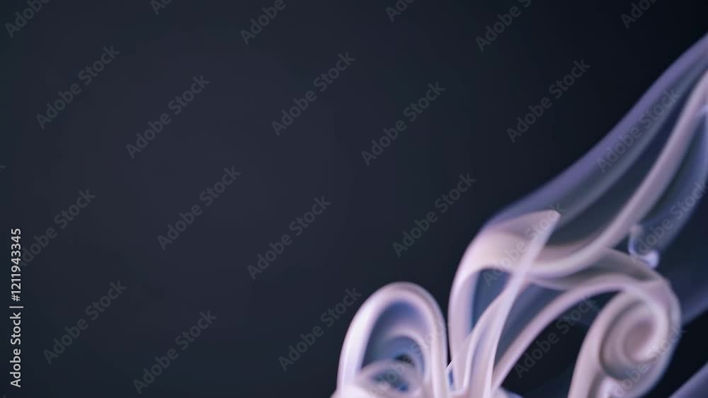 Poster Swirling patterns of smoke dance in the air creating mesmerizing visuals during a still moment