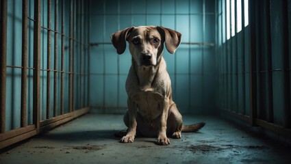 Sad Dog in Shelter Needs a Home Adopt Today