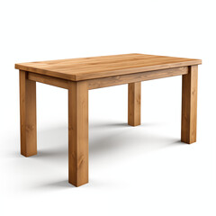Rectangular Light Brown Wooden Table Dining Room Furniture Modern Design