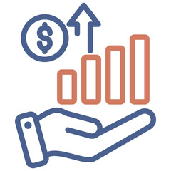 Investment Icon Element For Design