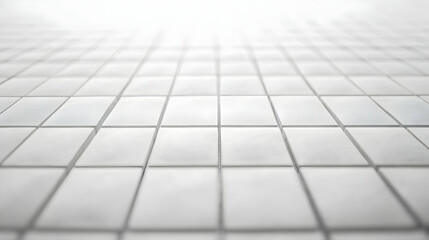 Minimalist Grid Design With Symmetrical Squares Creating A Clean Geometric Pattern On A White Background. Generative AI