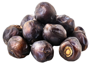 Fototapeta premium Isolated Pile of Dark Dates