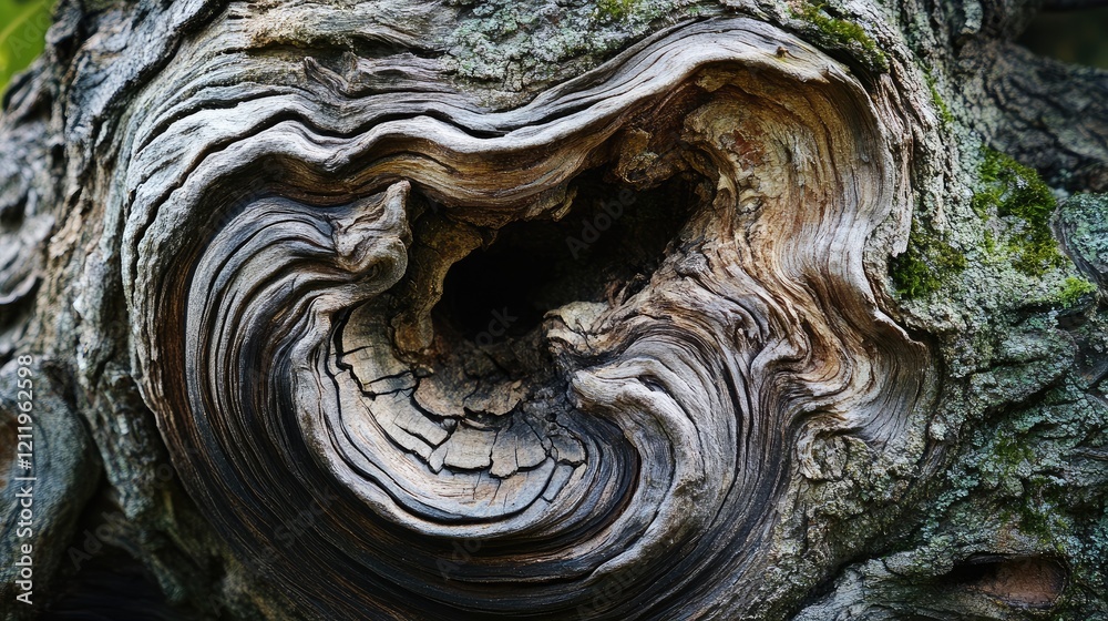 Leinwandbilder Intricate texture of aged tree bark displaying natural patterns and deep grooves for organic design backgrounds