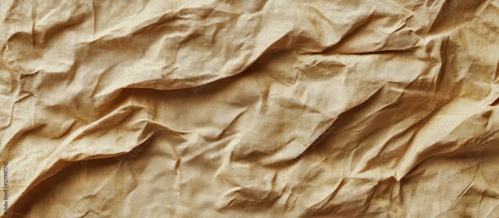 Poster cozy bedroom atmosphere captured in an overhead view of crumpled, textured bed sheets showcasing dee