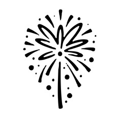 Abstract Fireworks Design
