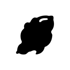 Abstract Black Shape Illustration