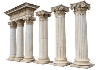 Obraz premium Classic antique marble columns