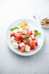 Watermelon salad with Feta cheese