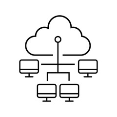 Data exchange icon vector. Data transfer illustration sign. Server symbol or logo.