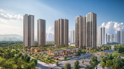 Fototapeta premium A bowl of sweet and spicy Korean chicken feet dakbal, garnished with sesame seeds and green onions.