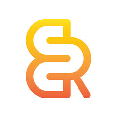 
Letter R motion logo design template.