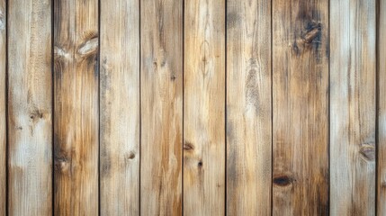 Light wood background, smooth texture of light brown wooden surface with natural patterns for interior design or wallpaper, top view