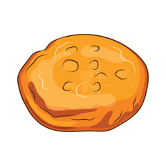 Illustration of Kadhi, a savory Indian dish, shown isolated for Holi or other traditional events