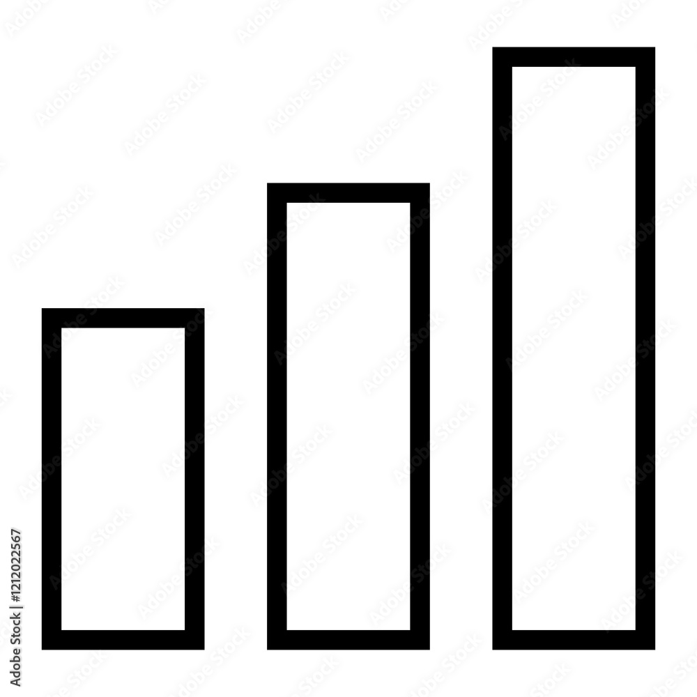 Poster Graph vector icon