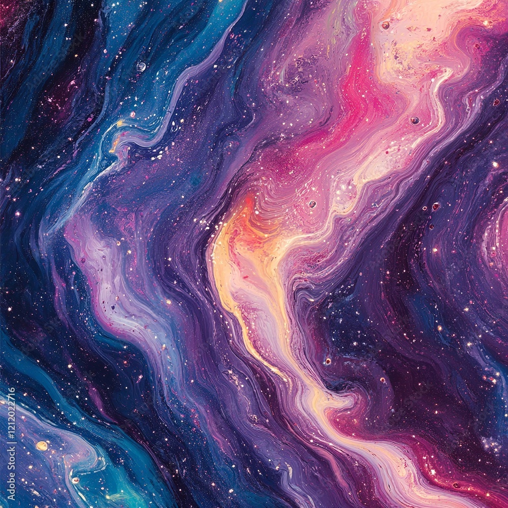 Fototapete Vibrant colorful background with a textured pattern, blending gradients and abstract designs, perfect for creative projects.


