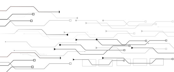 A sleek and colorful Plexus-style background with white and teal nodes for a tech template, 