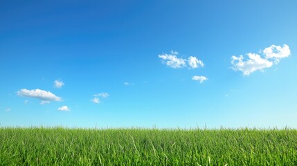 Obraz premium A serene scene of a natural landscape with a clear blue sky, symbolizing the beauty of environmental justice
