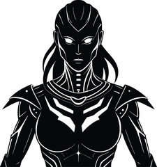 International Happy Women's Day Flat Silhouette Vector Illustration - Empowering Designs