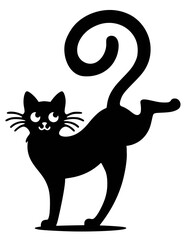 Cat SVG, Cat Svg Bundle, Cat Funny Position Svg, Cat Cut File, Cat Silhouette, Cat Clipart, Funny Birthday Svg, Crazy Cat Lady Svg, Funny Kitten Svg, Kitten Vector