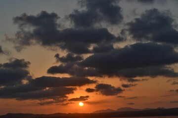 Stunning Sunset Over Serene Landscape
