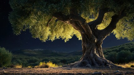 Fototapeta premium Ancient Tree Roots In A Forest 