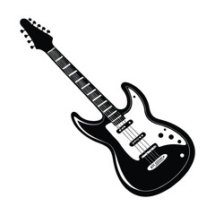 Obraz premium Music Logo Vector Illustration with Music Instrument Clipart 