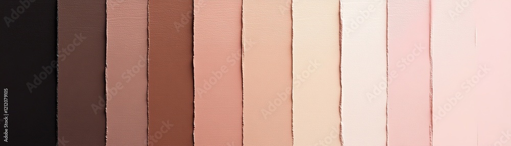 Poster a minimalist abstract gradient displays a seamless blend of neutral taupe transitioning into light b
