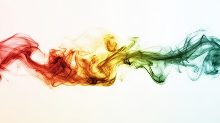 Fototapeta premium Abstract Colorful Smoke Swirls Design Art