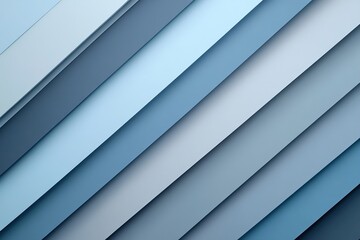 Obraz premium A serene gradient background showcases a transition from light blue to muted gray, reflecting a Nordic design influence with abundant negative space for text overlay
