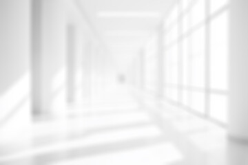 Fototapeta premium Blur image background of corridor in hospital or clinic image