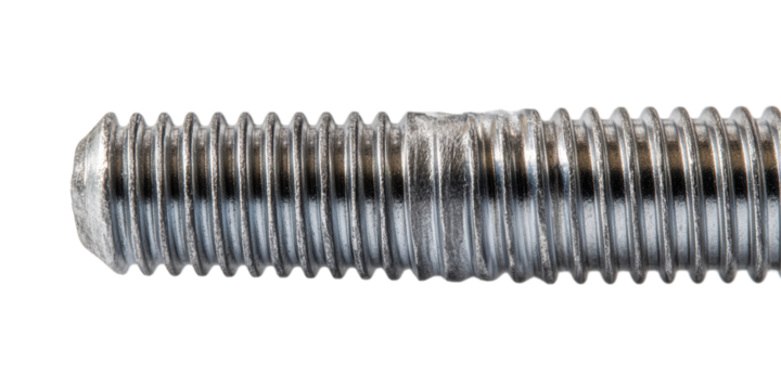 Isolated Metal Threaded Rod