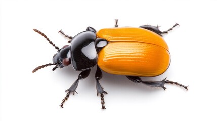Vibrant Click Beetle Isolated for Clear Viewing. Generative AI