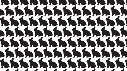 rabbit pattern background