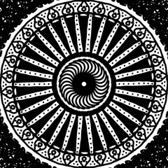 abstract spiritual symbol pattern