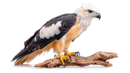 Fototapeta premium Stunning Portrait of a Harpy Eagle. Generative AI