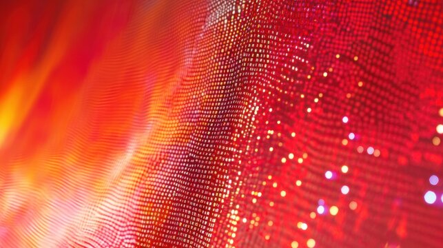 Binary numbers on digital screen