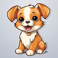 Obraz premium sticker of dog