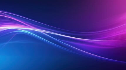 Naklejka premium Abstract Waves of Light in Vibrant Pink and Blue with Smooth Transitions for Background or Graphic Design Projects Enhancing Creative Visuals and Aesthetics