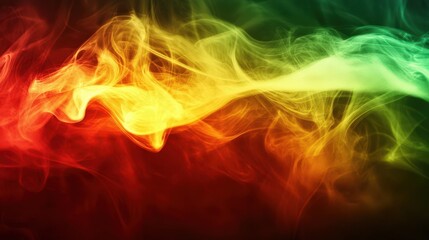 Fototapeta premium Abstract Colorful Smoke Swirls Design