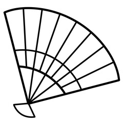 Hand fan chinese festival 