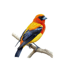 Fototapeta premium Bird Clipart Vector Illustration - Vibrant and Detailed Design