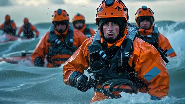 Water drills: collaboration between patrol and rescue teams