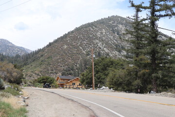 mountain road in the mountains