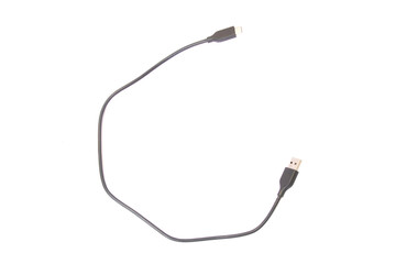 Obraz premium USB cable with another equipment, this is accesories for phone, laptops or another electronical devices.